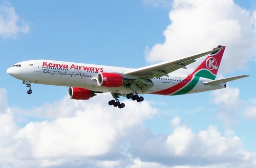 самолет Kenya Airways